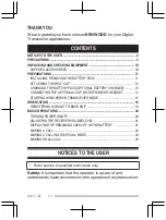 Preview for 4 page of Kenwood WD-K10PBS User Manual