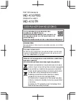 Предварительный просмотр 123 страницы Kenwood WD-K10PBS User Manual