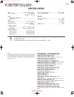 Предварительный просмотр 15 страницы Kenwood X-SE7 Service Manual