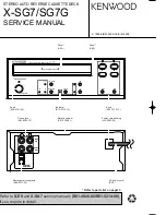 Предварительный просмотр 1 страницы Kenwood X-SG7 Service Manual