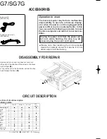 Предварительный просмотр 2 страницы Kenwood X-SG7 Service Manual