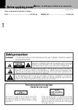 Предварительный просмотр 2 страницы Kenwood X-VH7 Instruction Manual