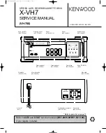 Kenwood X-VH7 Service Manual preview