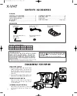 Preview for 2 page of Kenwood X-VH7 Service Manual