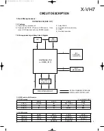 Preview for 3 page of Kenwood X-VH7 Service Manual