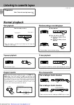 Preview for 12 page of Kenwood X-W320 Instruction Manual