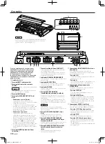 Предварительный просмотр 18 страницы Kenwood X600F - Excelon - Car Amplifier Instruction Manual