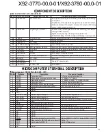 Preview for 3 page of Kenwood X92-3770-00 Service Manual