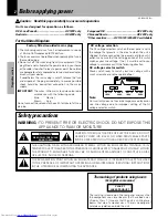 Предварительный просмотр 2 страницы Kenwood XD-402 Instruction Manual