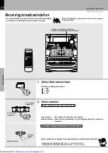 Предварительный просмотр 24 страницы Kenwood XD-500 Instruction Manual