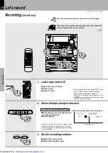 Предварительный просмотр 26 страницы Kenwood XD-500 Instruction Manual