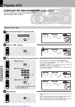 Предварительный просмотр 30 страницы Kenwood XD-500 Instruction Manual