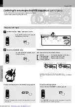 Предварительный просмотр 34 страницы Kenwood XD-500 Instruction Manual