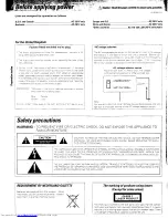 Предварительный просмотр 2 страницы Kenwood XD-A5 Instruction Manual