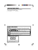 Preview for 2 page of Kenwood XD-A55 Instruction Manual