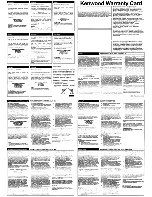 Preview for 4 page of Kenwood XR-W10F Instruction Manual