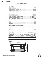 Предварительный просмотр 26 страницы Kenwood XXV-02A - 25th Anniversary Products Amplifier Service Manual