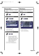 Предварительный просмотр 47 страницы Kenwood XXV-05V Instruction Manual