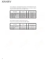 Preview for 2 page of Kenwood XXV-05V Service Manual