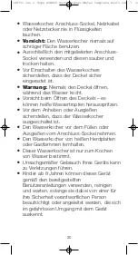 Preview for 20 page of Kenwood ZJG800 Instructions Manual