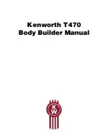 Предварительный просмотр 3 страницы Kenworth T470 Manual