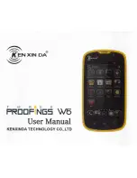 Предварительный просмотр 1 страницы KENXINDA Proofings W5 User Manual