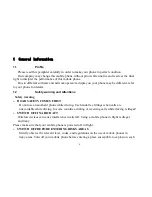 Preview for 5 page of KENXINDA Y50 User Manual