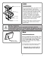 Предварительный просмотр 10 страницы Kenyon 240 V Use & Care Manual - Installation Manual