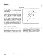 Предварительный просмотр 6 страницы Kenyon 540LP Operating Instructions And Parts List Manual