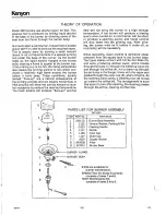 Preview for 6 page of Kenyon 550 series Operating Instructions And Parts List Manual