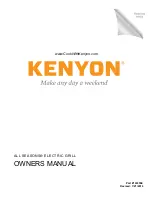 Kenyon ALL SEASONS Owner'S Manual preview