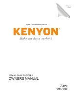 Kenyon Alpine B49510 Owner'S Manual preview