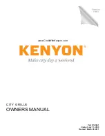 Kenyon B70200 Owner'S Manual preview