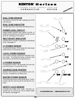 Предварительный просмотр 13 страницы Kenyon Lite-Touch Horizon Installation Manual & Operation Manual