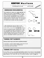 Предварительный просмотр 15 страницы Kenyon Lite-Touch Horizon Installation Manual & Operation Manual