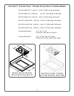 Предварительный просмотр 6 страницы Kenyon Lite-Touch Q Use & Care Manual - Installation Manual