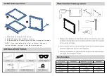 Предварительный просмотр 2 страницы KEONJINN HOLLYWOOD HMM580445 Installation Instruction