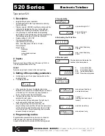 KEP 520 Series Manual preview