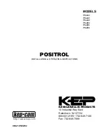 KEP POSITROL PM2A3 Installation & Operating Instructions Manual preview