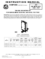 KEPCO DIN MRW-160P Instruction Manual preview