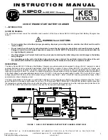 KEPCO KES 48 VOLTS Instruction Manual предпросмотр