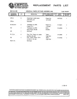 Предварительный просмотр 35 страницы KEPCO MSK 40-2.5M Instruction Manual