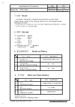 Preview for 3 page of KEPO KPR-G3530 Specification