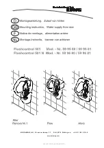 Preview for 1 page of Keramag 59 95 80 Mounting Instruction