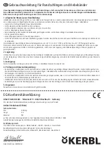 Kerbl 37644 Manual Instructions предпросмотр