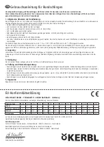 Предварительный просмотр 1 страницы Kerbl 37712 Instruction Manual