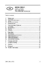 Preview for 3 page of KERN Optics OBS 101 User Instructions