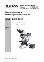 KERN Optics OKN 175 User Instructions preview