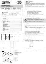 KERN Optics ORA 90 BE Operating Manual preview