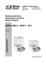 KERN ADB 200-4 Operating Instruction preview